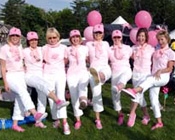 The Pink Ladies kick up their heels