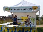 Volunteer Registration Tent