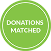 Donations matched icon