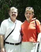 Cancer caregiver Carla Redler with husband Tony