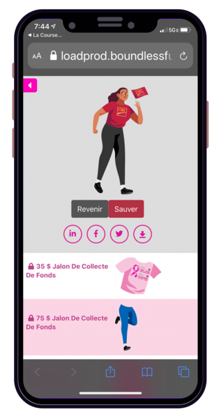 CIBC Run for the cure app - Get active
