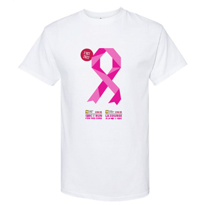 Canadian Cancer Society CIBC Run for the Cure t-shirt