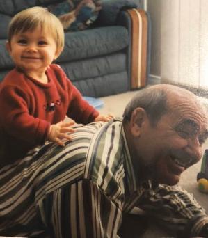 My late grandfather and me