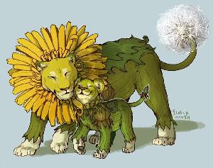 dandelion lions