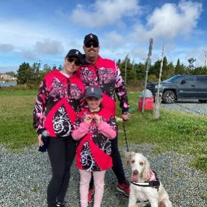 Our first year doing Run for the Cure as a family 