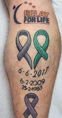 My Relay for Life Cancer journey tattoo