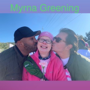 Running for my sister, Myrna! 