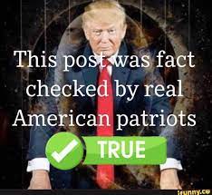 Fact checked by real American patriots