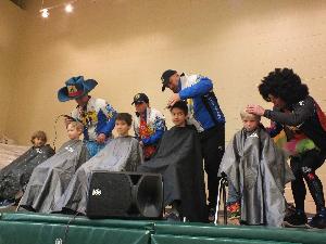 Little Daniel Shaving His Hair To Raise Money For Cancer Research 