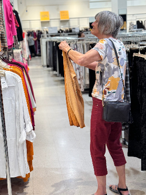 Shopping with my mother who'TMs battling a rare blood cancer