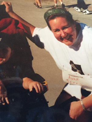 24 years ago on my first walk for the cure.