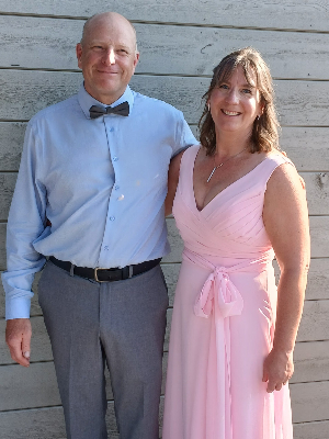 Paul and I at Joel's wedding