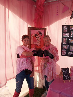 Mom and I at last year's Run for the Cure