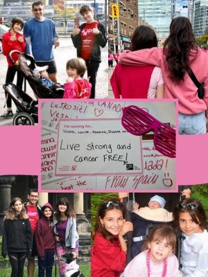 The Slater Family will be participating in CIBC's Run for the Cure for the 21st year!